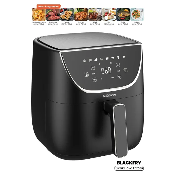 Goldmaster Blackfry 5.7 lt Yağsız Fritöz