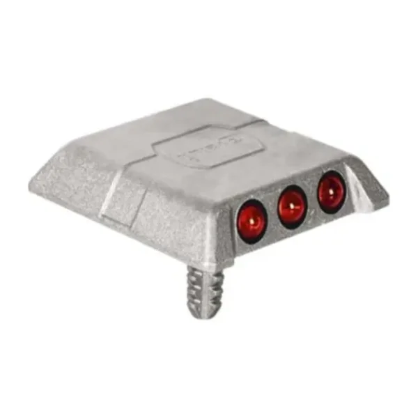 Hayat Trafik - Ankrajlı Metal Yol Butonu 10 x 10 x 2,1 cm