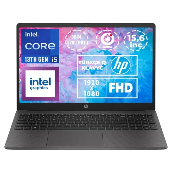 HP 250 G10 B2NC5ES i5-1334U 16 GB 512 GB SSD Iris Xe Graphics 15.6" Full HD Notebook