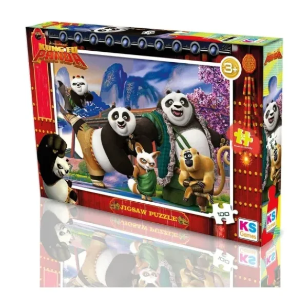 KS Games Kung Fu Panda 100 Parça Puzzle KP714