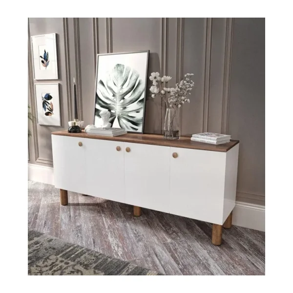 KZNMOB HOME Işık Çok Amaçlı Bohem Konsol, Bohem Salon Mobilyası - Tamamı 1. Kalite Mdf