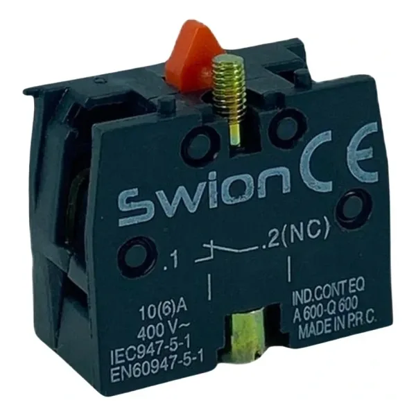 LAY5-BE102 22mm Kontak Blok (NC) Kırmızı