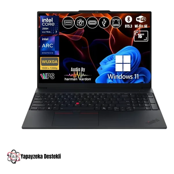 Lenovo ThinkPad E16 Gen 3 21SR006RTX Ultra 7 255H 32 GB 512 GB SSD Arc 140T 16