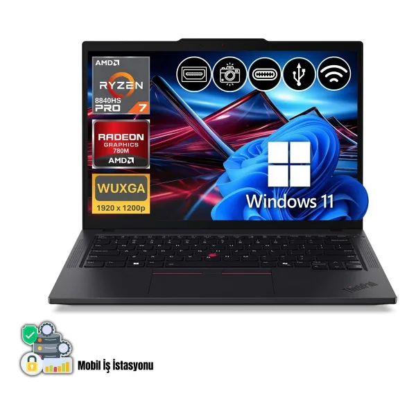 Lenovo ThinkPad P14S Gen 5 21MFS2MQ00 Ryzen 7 8840HS 16 GB 1 TB SSD Radeon 780M 14