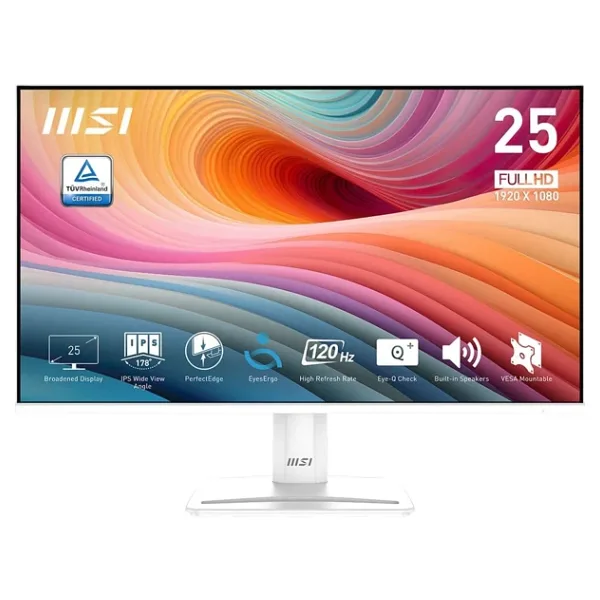 MSI PRO MP251W E2 24.5" 1 ms Full HD IPS 120 Hz Monitör