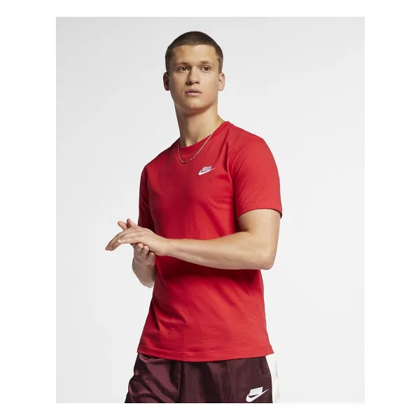 Nike Sportswear Club AR4997 Kısa Kollu Bisiklet Yaka Erkek Tişört