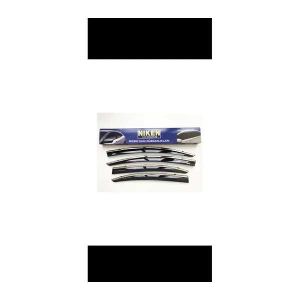 Niken Togg T10X 2023- Kromlu Cam Rüzgarlığı 4lü