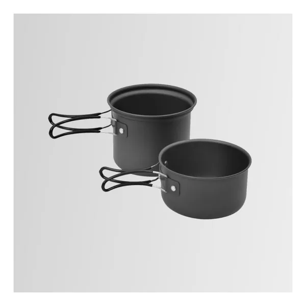 Nurgaz NG-200-M Kamp Mini Tencere Tava Seti