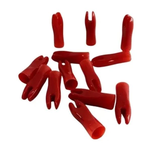 Okçubaba Polycarbonate Resin Geleneksel Gez 8mm Kırmızı 10 Adet Kırmızı
