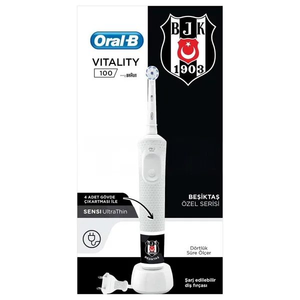 Oral-B Vitality 100 Sensi UltraThin Taraftar Şarjlı Diş Fırçası