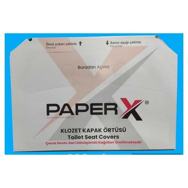 PAPERX Klozet Kapak Örtüsü 250 Adet