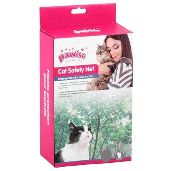 Pawise Kedi Balkon Koruma Ağı 3x2m (Şeffaf)