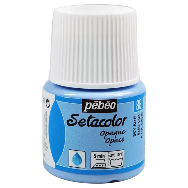 Pebeo Setacolor Opak Kumaş Boyası 86 Sky Blue