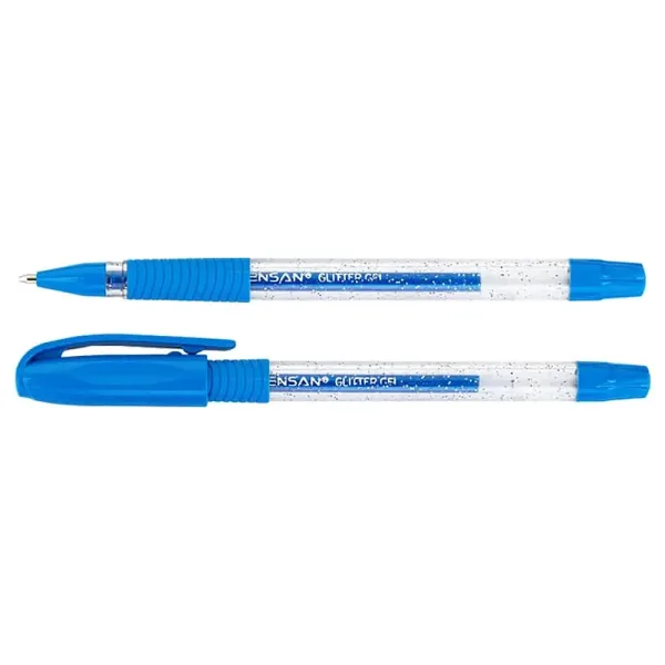 Pensan 1.0 mm Mavi Glitter Jel Kalem