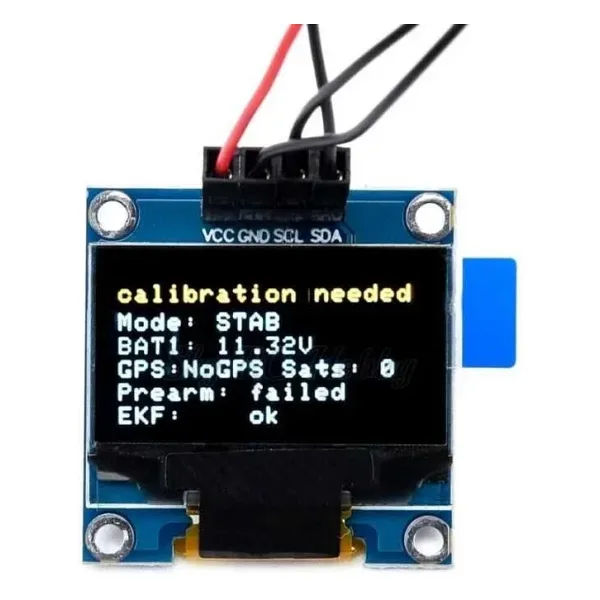 Pixhawk Uyumlu Oled Ekran 0.96'' I2C 128x64
