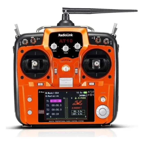 Radiolink AT10II 2.4GHz 12 Kanal Kumanda ve R12DS Alıcı