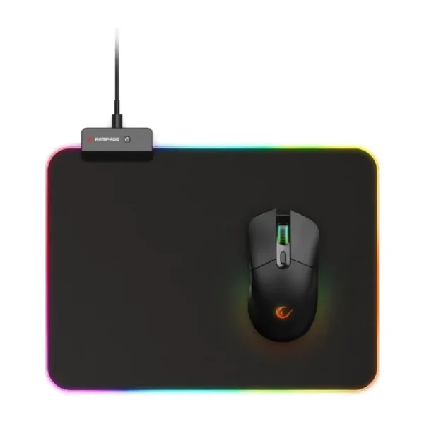 Rampage Blıtz Mp-23 Siyah 252x328x3mm RGB Ledli Gaming Mouse Pad