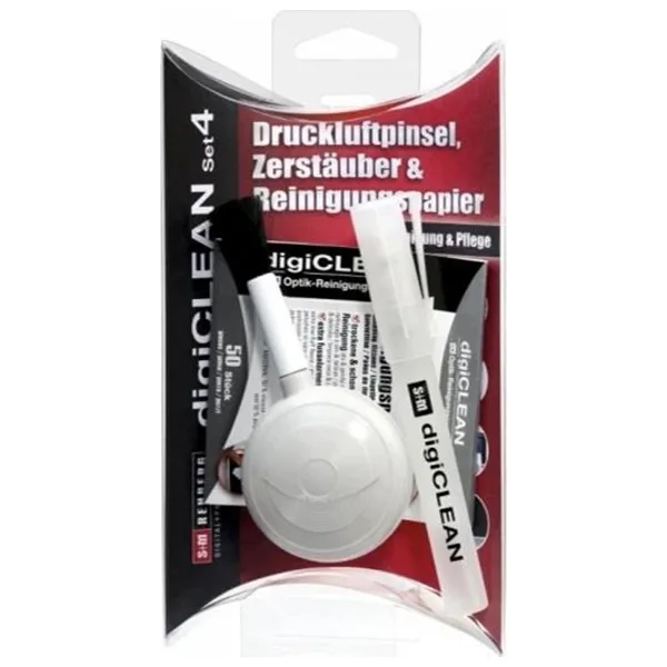 S+M Rehberg Optik Temizleme Kağıdı 50 Yaprak + 50 ml Optik Sprey + Fırça Başlıklı Hava Pompası (Küçük)
