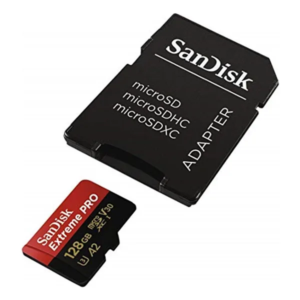 SanDisk Extreme Pro SDSQXCY-128G-GN6MA Class 10 UHS-I U3 A2 V30 128 GB Micro SD Kart
