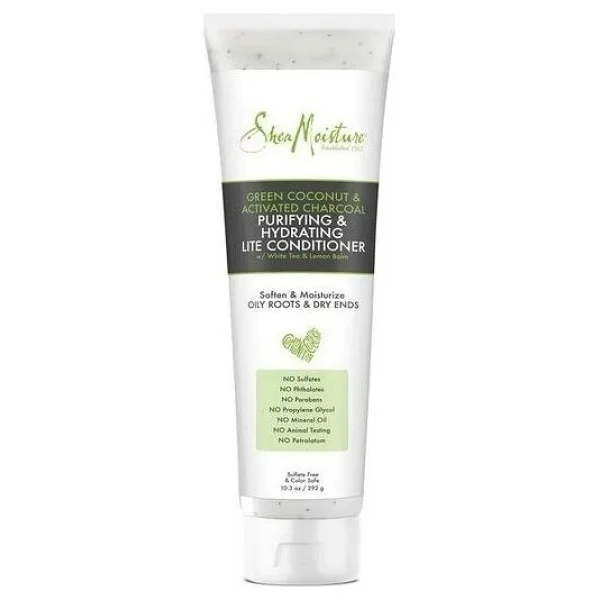 Shea Moisture Yeşil Hindistan Cevizi ve Arındırıcı Kömür Saç Kremi 292 gr