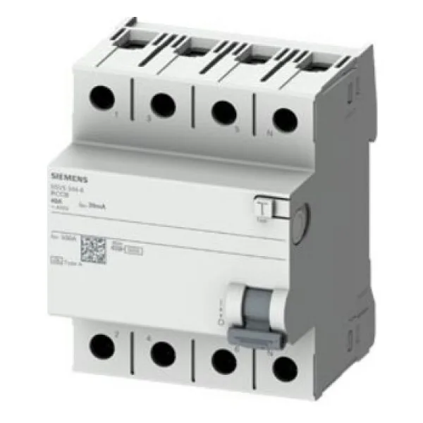 Siemens 5SV5644-6 4x40 A 400 V 300 mA A Tipi Kaçak Akım Rölesi