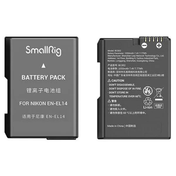 SmallRig 4069 EN-EL14 Fotoğraf Makinesi Bataryası