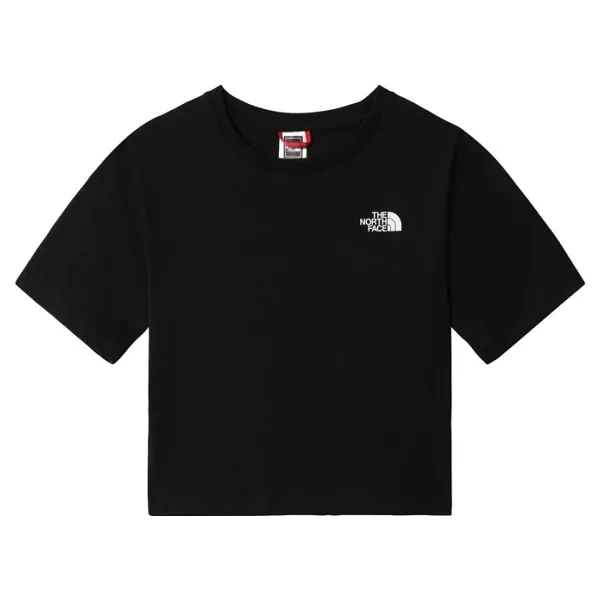 The North Face Simple Dome Crop Kız Çocuk Tişörtü Nf0a7r1njk31 Siyah