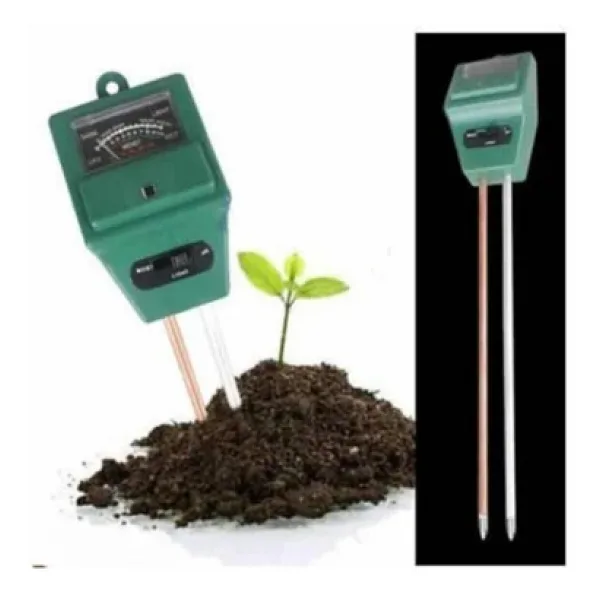 Toprak Nem Ph Metre Ölçer Işık Ölçer