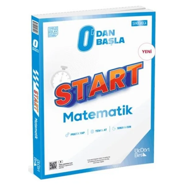 ÜçDörtBeş Yayınları Start Matematik 0'dan Başla