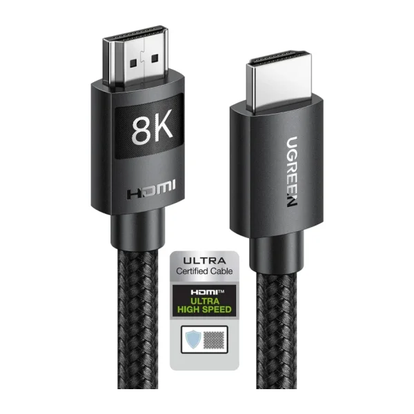 UGREEN 8K HDMI 2.1 Kablo 3D eARC HDCP 2.2/2.3 PC için PS5/PS4 Soundbar HDTV(5m)