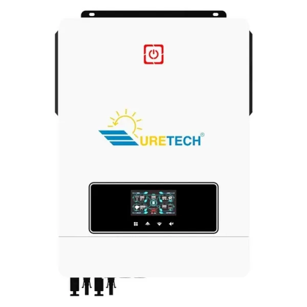 Uretech 10.2kva 10.2kw 10200 Watt Tam Sinüs Akıllı Mppt 160a 55-450vdc İnverter 48vdc-220vac 11kw İnvertör