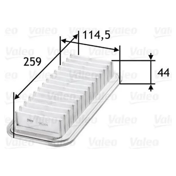 VALEO 585059 HAVA FİLTRESİ Toyota Uyumlu YARIS I-YARIS VERSO 1.0 16V