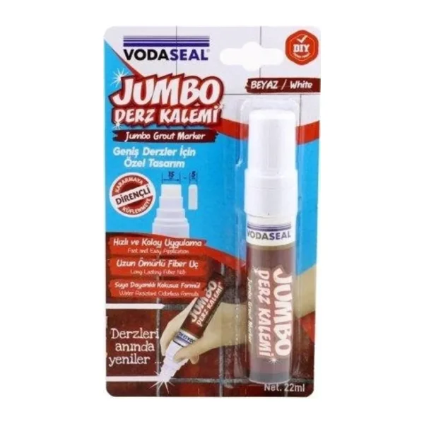 Vodaseal Jumbo Geniş Derz Kalemi 22ml (15mm-5mm)