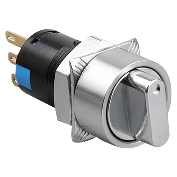 WD16X-P1 16mm Anahtarlı Mandal Buton 1NO+1NC