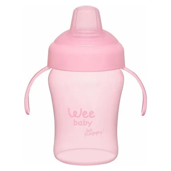 Wee Baby 775 Colorful Akıtmaz 240 ml Kulplu Bardak