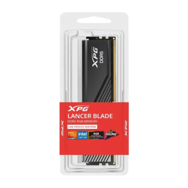 XPG Lancer Blade Black RGB 16 GB 6000 MHz CL48 AX5U6000C4816G-SLABRBK DDR5 Ram