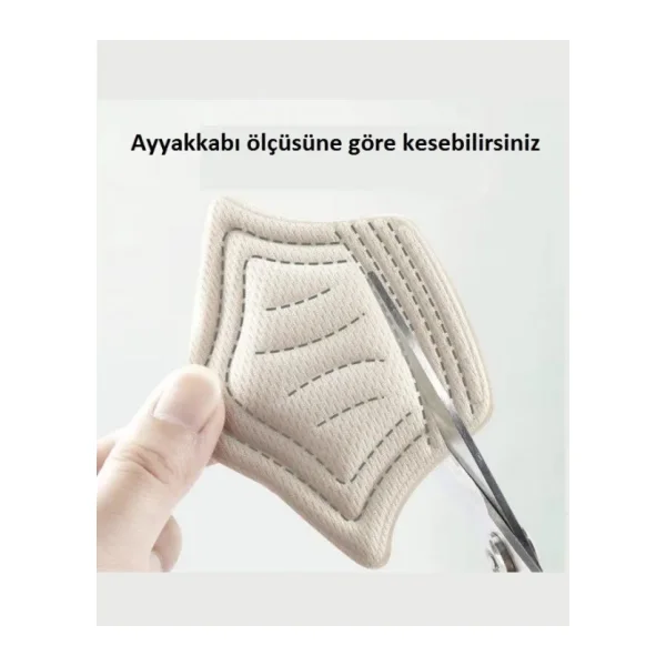 1 Çift Beyaz Ortopedik Topuk Ekleme Topuklu Spor Ayakkabı Topuk Vurma Önleyici Koruyucu Yastığı Pedi