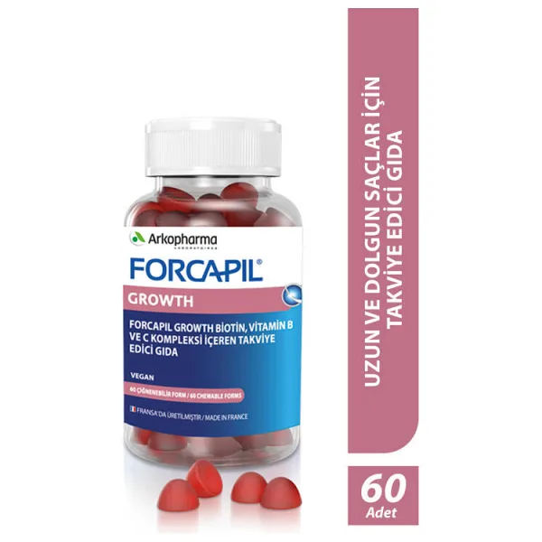 Arkopharma Forcapil Growth Çiğnenebilir 60 Form