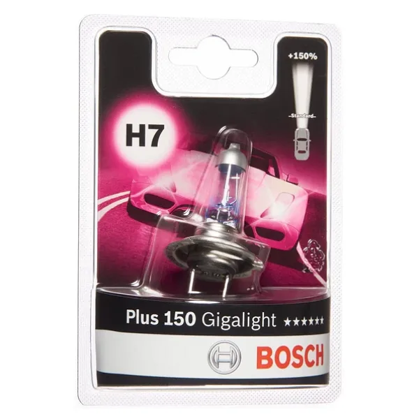 Bosch Ampul - Plus 150 Gigalight - 12 V - H7-55 W - Px 1987301137