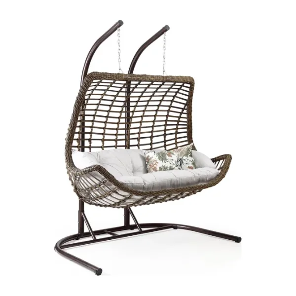 Capri Swing Cunda 2 Kişilik Rattan Bahçe Salıncağı