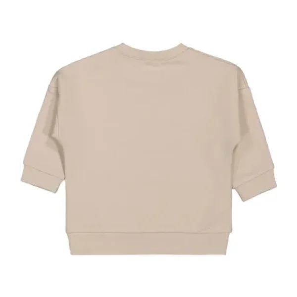 Civil Baby Teddy Baskılı 6-18 Ay Sweatshirt - Bej 6-9 Ay