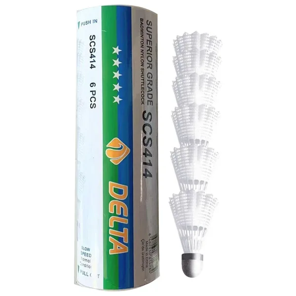 Dengeli Hız Yeni Başlayanlar İçin Pratik Kutusunda 6 Adet Mantar Kafa Deluxe Badminton Topu