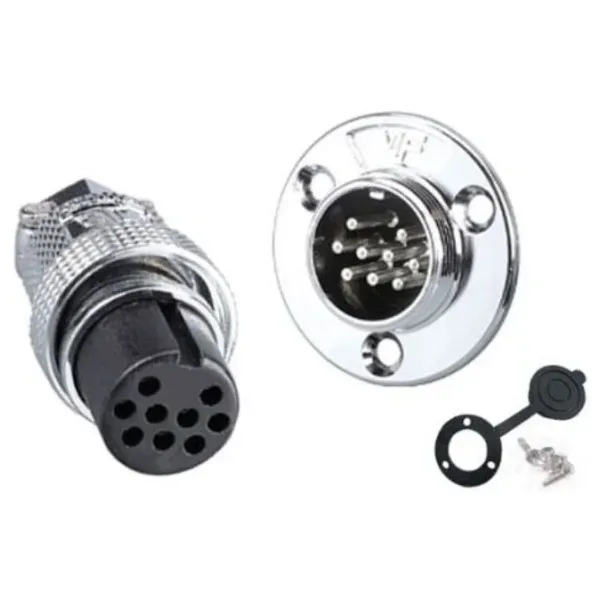 DF20 9 Pin 20mm Su Geçirmez Konnektör Takımı