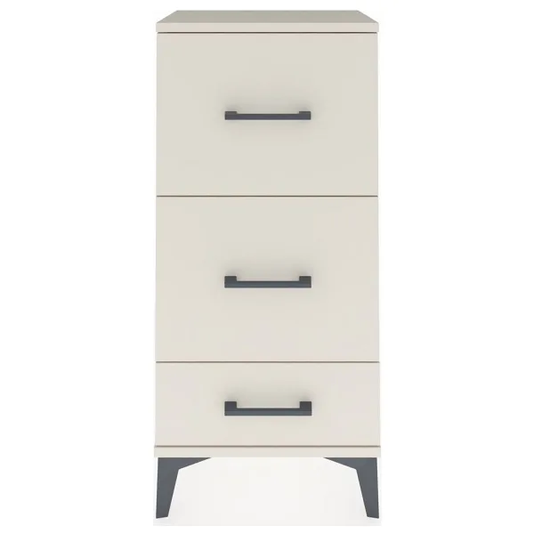 Dienni Arges Komodin 3 Çekmeceli 44X30X96 Aytaşı-Aytaşı