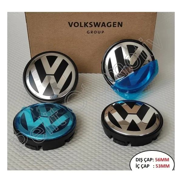 dkmotors Vw Passat-jetta-tiguan Jant Göbeği 55-65mm 4 Adet