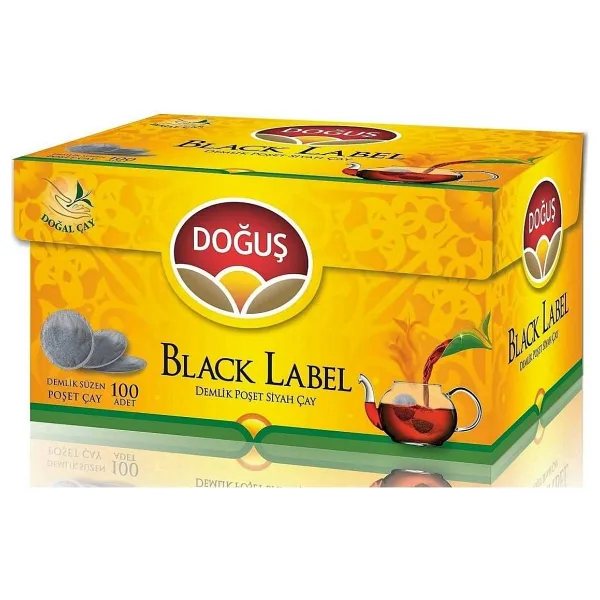 Doğuş Black Label 3.2 gr 100'lü Demlik Poşet Çay