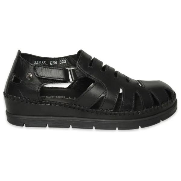 Forelli 22317 Alena-G Siyah Kadın Sandalet - 0 - Siyah - 38