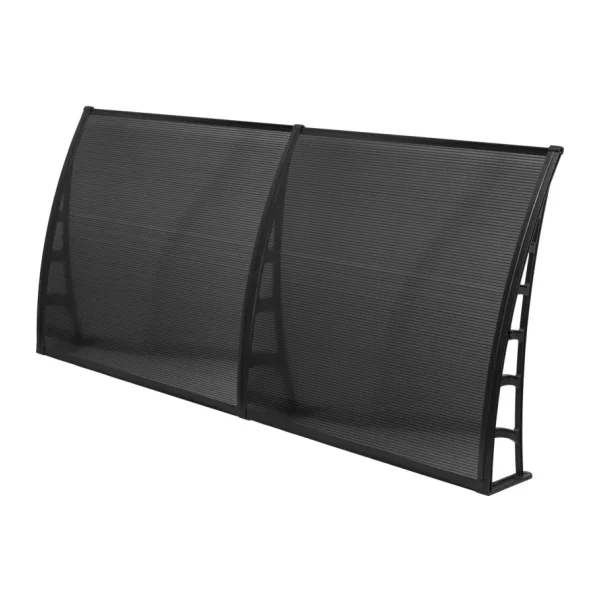 Gardenplast Cosmos Kapı Pencere Üstü Pratik Sundurma 105x240 - Siyah
