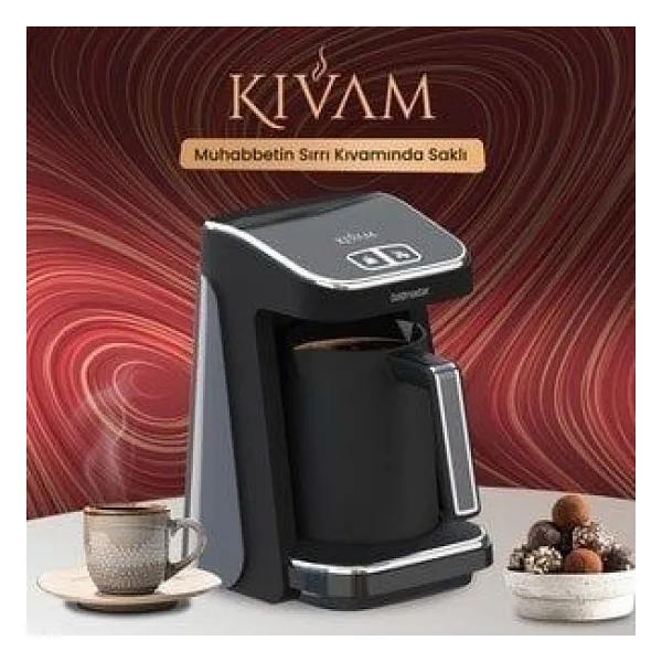 Goldmaster Gm8380an Kıvam Geniş Hazne Antrasit Türk Kahve Makinesi