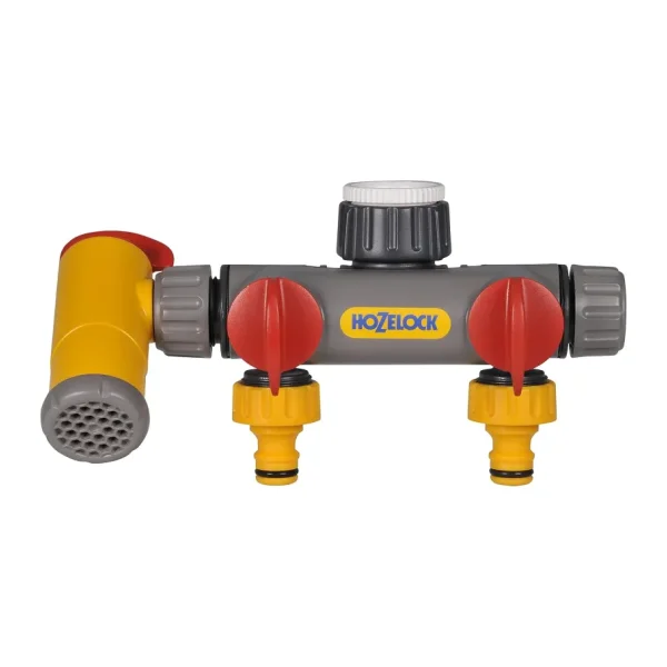 HOZELOCK 2252H Çift Yönlü Vanalı Musluk Bağlantısı 1/2 - 3/4 - 1